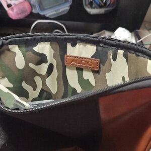 Aldo Camouflage Lined Brown and Black Men's Bag